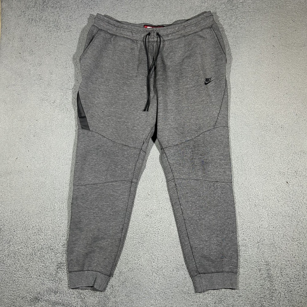 Nike Sportswear Tech Fleece Joggers Mens XL Grey Sweatpants 805162-091